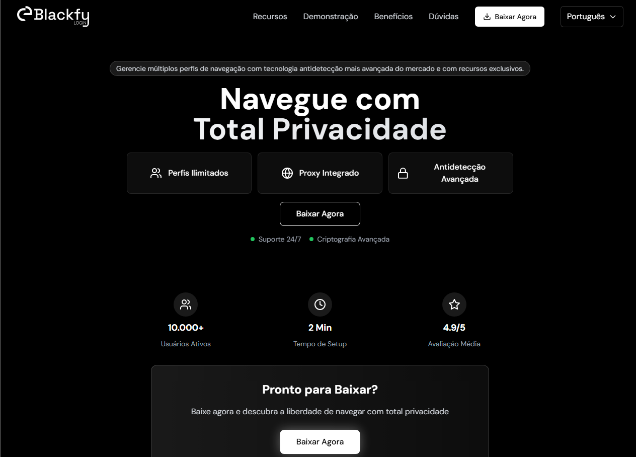 Blackfy Login